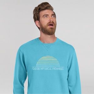Good Mythical Morning brand new sweatshirt! Blue size small! Never worn